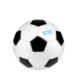 Kleine voetbal met gedrukt logo Soccer Mini kleur wit/zwart weergave met bedrukking