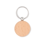 Houten sleutelhanger bedrukken Roundwood kleur hout