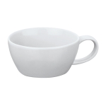 Theeservies met theepot met logo van 440 ml Duet kleur wit derde weergave