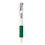 Antislip pen met naam graveren 4 kleuren Quartet kleur groen afbeelding met logo