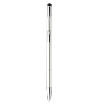 Aluminium zakelijke touch pen met logo Slimtouch kleur wit eerste weergave