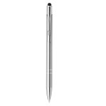 Aluminium zakelijke touch pen met logo Slimtouch kleur mat zilver eerste weergave