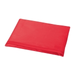 Opvouwbare polyester boodschappentas bedrukken 190T Duet kleur rood derde weergave