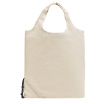 Gepersonaliseerde katoenen opvouwbare tas 105 g/m2 Strawberry Cotton kleur beige eerste weergave