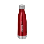 Thermosflessen bedrukken met metalen detail 510 ml Ice kleur rood afbeelding met logo