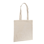 Tote bags bedrukken met lange handvatten 100 g/m2 Eco Long kleur beige