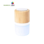 Promotionele bamboe bluetooth speaker met meerkleurig Naturparty kleur hout