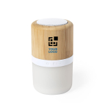 Promotionele bamboe bluetooth speaker met meerkleurig Naturparty met jouw bedrukking