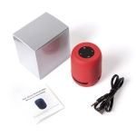 Compacte bluetooth-speaker in verschillende kleuren Funny kleur oranje vierde weergave