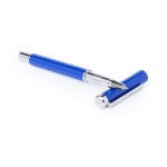 Rollerballpen met metallic afwerking en blauwe inkt Roller Metallic kleur blauw tweede weergave