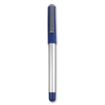 Rollerballpen met zilveren body en blauwschrijvende Roller Classic kleur blauw