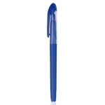 Bedrukte rollerballpen met transparante dop, effen blauwe inkt Solid kleur blauw