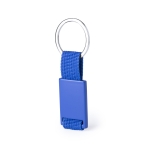 Sleutelhanger met polyester lint graveren Color Match kleur blauw tweede weergave