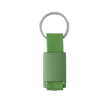 Sleutelhanger met polyester lint graveren Color Match kleur groen