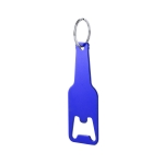 Bieropener sleutelhanger van aluminium bedrukken Beer kleur blauw