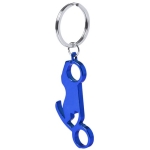 Sleutelhanger opener in de vorm van motor Motorbike kleur blauw