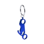 Sleutelhanger opener in de vorm van motor Motorbike kleur blauw tweede weergave