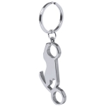 Sleutelhanger opener in de vorm van motor Motorbike kleur zilver