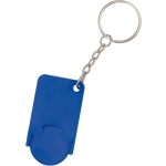 Sleutelhanger met gekleurde munt bedrukken Monocolor kleur blauw