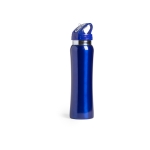 Grote stalen sportflessen met tuit 800ml Performance kleur blauw  negende weergave