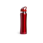 Grote stalen sportflessen met tuit 800ml Performance kleur rood  negende weergave