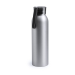 Zilverkleurige aluminium fles met veiligheidsdop 650ml HyperFuel kleur zwart  negende weergave