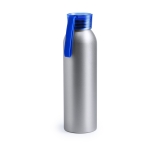 Zilverkleurige aluminium fles met veiligheidsdop 650ml HyperFuel kleur blauw  negende weergave