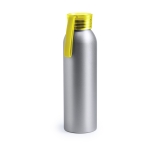 Zilverkleurige aluminium fles met veiligheidsdop 650ml HyperFuel kleur geel  negende weergave