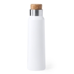 Stalen drinkfles met logo met kurken stop 770ml Cork Design tweede weergave