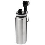 Stalen sportflessen met handvat en tuit 590ml Avenue Sport kleur zilver tweede weergave