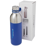 Elegante tweekleurige drinkflessen 590ml Avenue Iconic kleur blauw weergave tampondruk