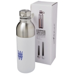 Elegante tweekleurige drinkflessen 590ml Avenue Iconic kleur wit weergave tampondruk