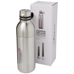 Elegante tweekleurige drinkflessen 590ml Avenue Iconic kleur zilver weergave tampondruk