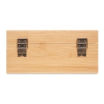 Set met 2 aanpasbare luxe whiskyglazen in hoes Deluxe kleur hout achtste weergave