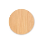 Ronde bamboe flessenopener Round Bambo kleur hout derde weergave