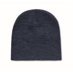 Elastische unisex beanie bedrukken met logo RPET Sweden kleur blauw