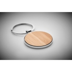 Elegante ronde houten sleutelhanger bedrukken Bamboo Round kleur hout foto bekijken vierde weergave