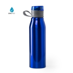 Glanzende metalen fles met logo en grote capaciteit 700 ml Loop XL tweede weergave