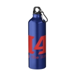 Aluminium waterfles 770 ml Cruiser XXL kleur blauw tweede weergave met logo