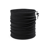 Nekwarmers met logo 280 gr/m2 met verstelbare sluiting Adjust Warm kleur zwart  negende weergave