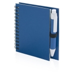 Notitieblok van gerecycleerd karton met pen B7 vellen ECOriginal kleur blauw