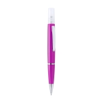 Hygiënische pen met blauwe inkt Droplet Colors kleur fuchsia  negende weergave