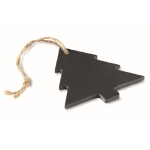 Kerstboom hanger met logo Xmas Tree kleur zwart tweede weergave