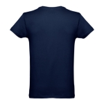 T-shirts laten bedrukken van gekaard katoen 150 g/m2 THC Luanda kleur blauw