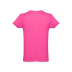 T-shirts laten bedrukken van gekaard katoen 150 g/m2 THC Luanda kleur fuchsia tweede weergave