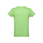 T-shirts laten bedrukken van gekaard katoen 150 g/m2 THC Luanda kleur lichtgroen tweede weergave