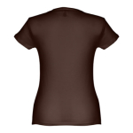 Goedkope katoenen dames t-shirts 150 g/m2 THC Sofia kleur bruin