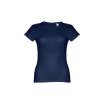 Goedkope katoenen dames t-shirts 150 g/m2 THC Sofia kleur blauw eerste weergave