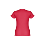 Goedkope katoenen dames t-shirts 150 g/m2 THC Sofia kleur rood tweede weergave