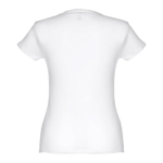 Goedkope katoenen dames t-shirts 150 g/m2 THC Sofia kleur wit